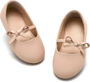 ESTINE Mary Jane Flats for Toddler Girls Little Kids Glittery Dress Princess Wedding Ballet Shoes