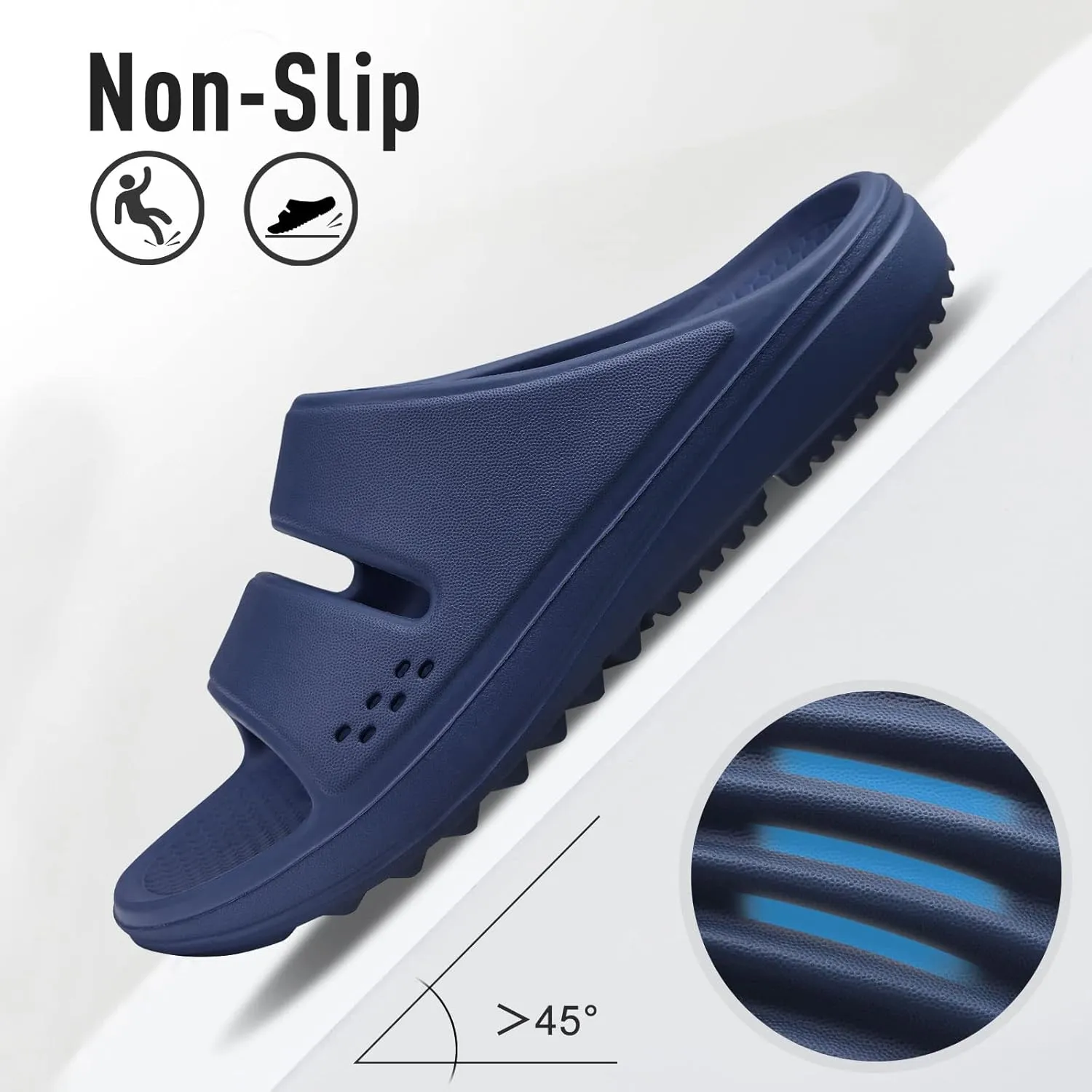 Evshine Orthopedic Sandals for Women Arch Support Recovery Slides Cloud Slippers for Plantar Fasciitis | Extremely Comfort