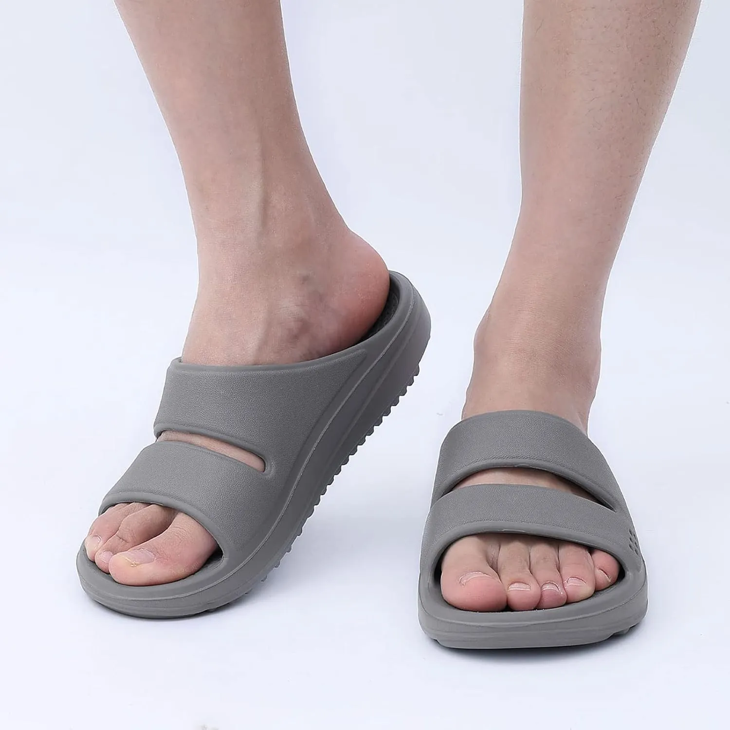 Evshine Orthopedic Sandals for Women Arch Support Recovery Slides Cloud Slippers for Plantar Fasciitis | Extremely Comfort