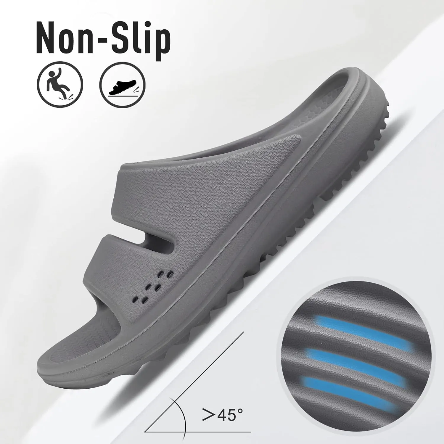 Evshine Orthopedic Sandals for Women Arch Support Recovery Slides Cloud Slippers for Plantar Fasciitis | Extremely Comfort