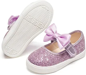 Felix & Flora Toddler/Little Kid Girls Running Shoes Glitter Sneakers Princess Fashion Casual Sports Shoes
