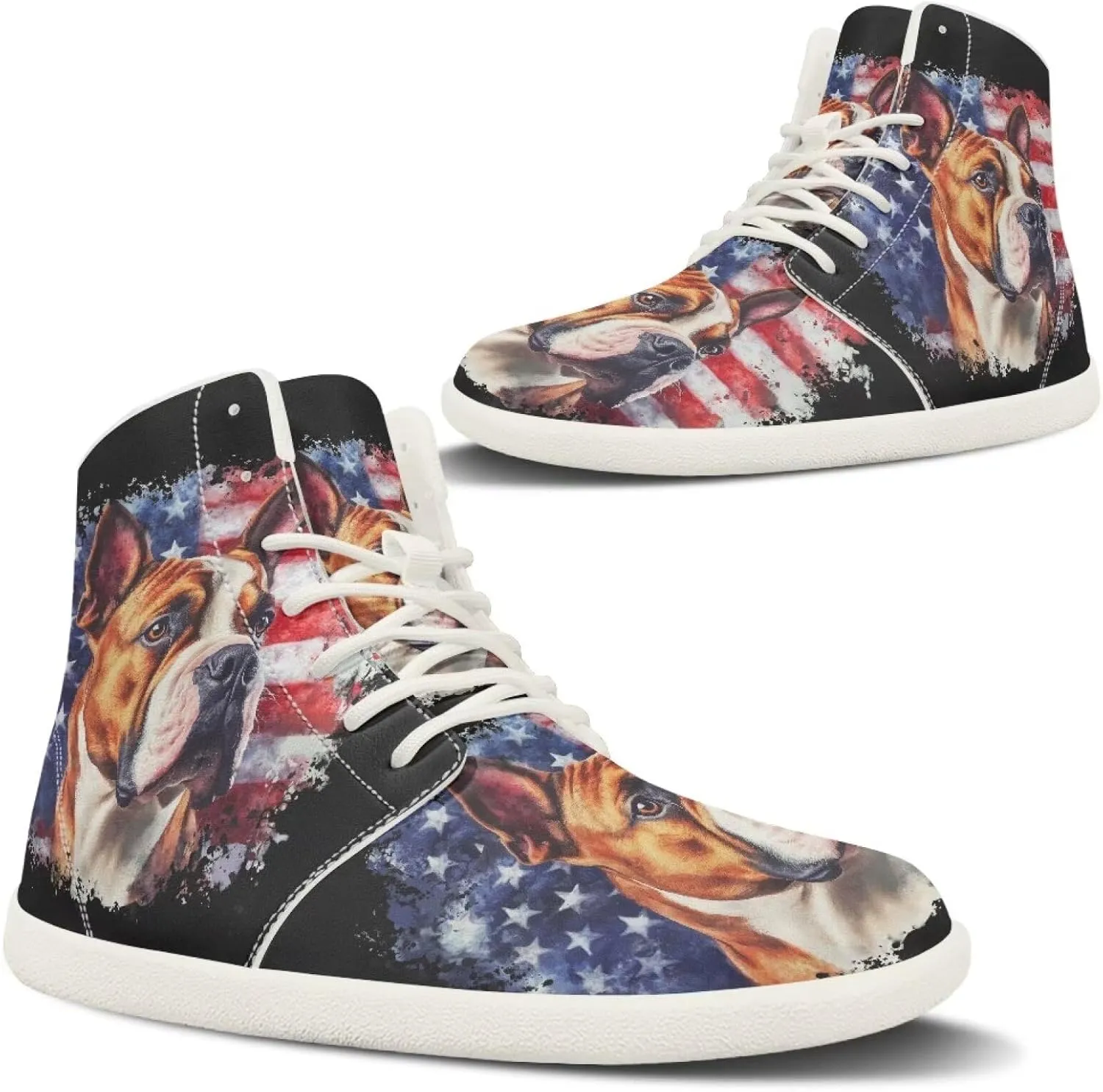 Fire Car Print Hiking Shoes Men Outdoor Athletic Sports Shoes Walking Shoes Trail Running Shoes White Sole