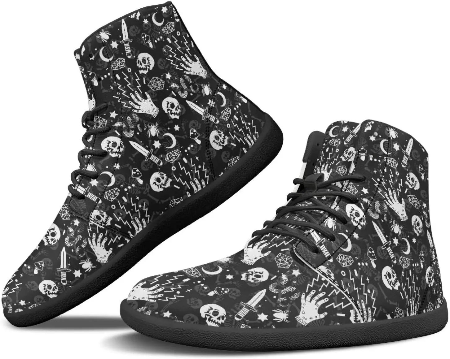Fire Car Print Hiking Shoes Men Outdoor Athletic Sports Shoes Walking Shoes Trail Running Shoes