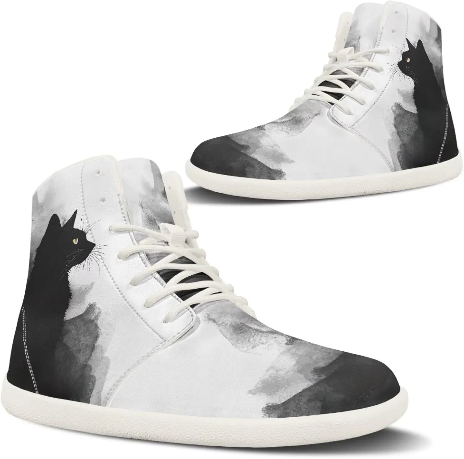Fire Car Print Hiking Shoes Womens Outdoor Athletic Sports Shoes Walking Shoes Trail Running Shoes White Sole
