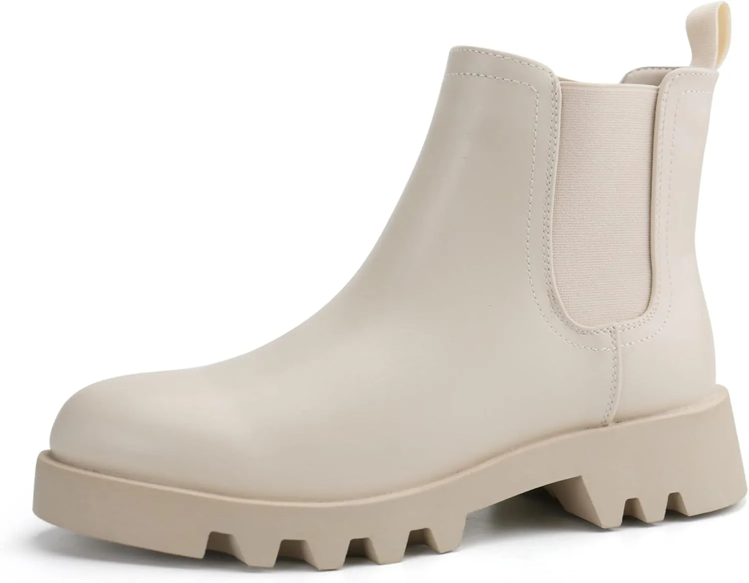 firelli Women Ankle Booties Chelsea Combat Boots Slip On Winter Booties