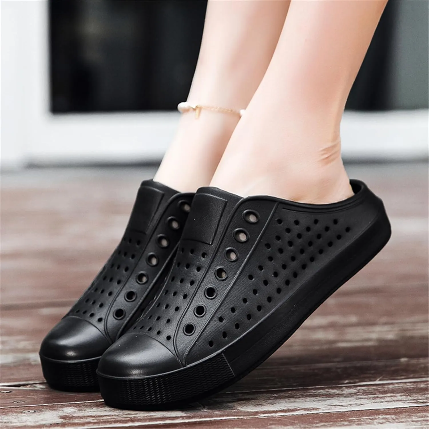 FLIOZY Womens Mens Casual Garden Clogs Shoes Anti-Slip Breathable Lightweight Water Shoes Slippers Unisex Quick Drying Sandals