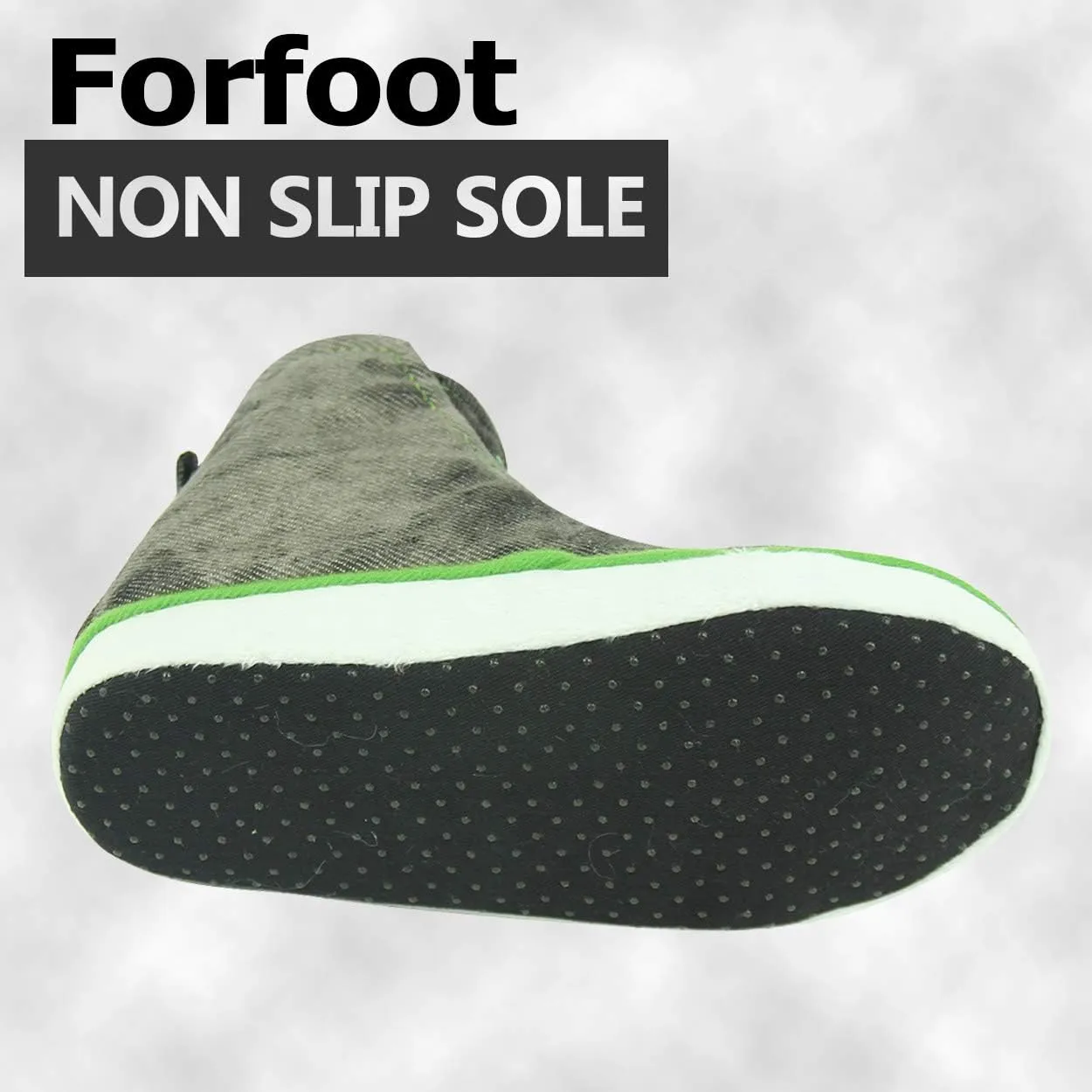 Forfoot Sneaker Slippers Men Comfy Cozy Indoor House Shoes Non Slip