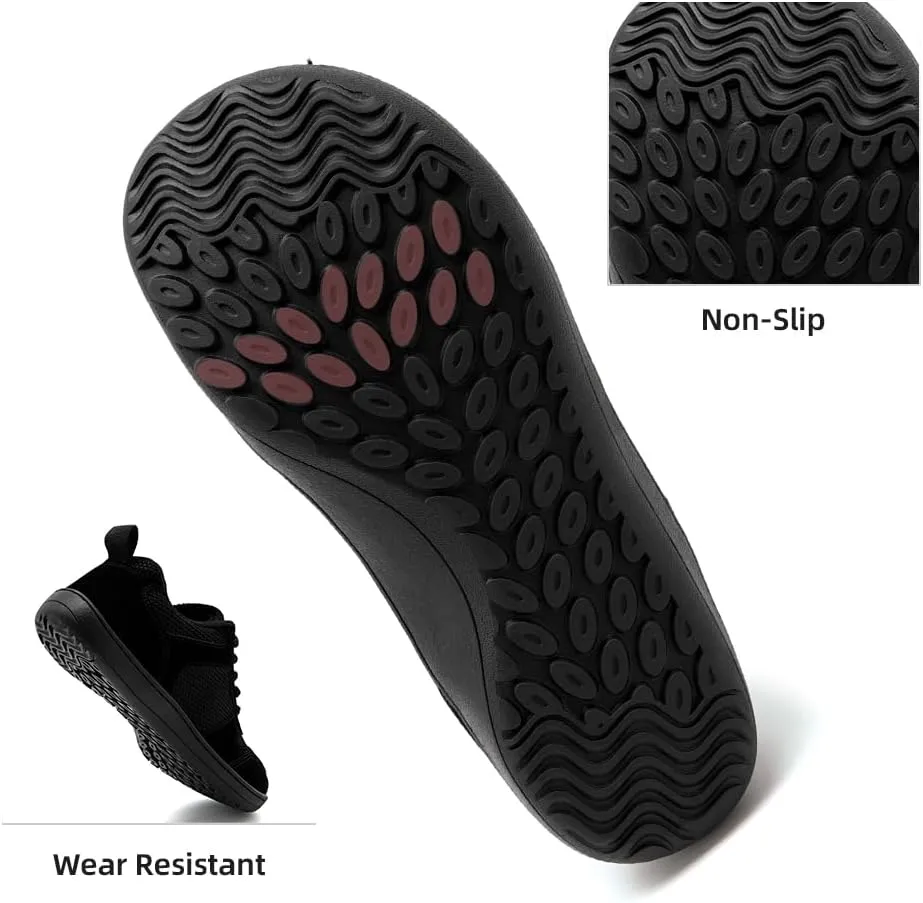 FUJEAK Barefoot Shoes Women Sneakers Womens Walking Shoes Wide Toe Box Shoes Women Minimalist Zero Drop Breathable Fashion Sneakers Width Casual Trail Runner