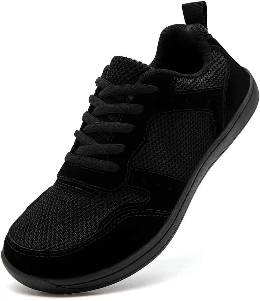 FUJEAK Barefoot Shoes Women Sneakers Womens Walking Shoes Wide Toe Box Shoes Women Minimalist Zero Drop Breathable Fashion Sneakers Width Casual Trail Runner