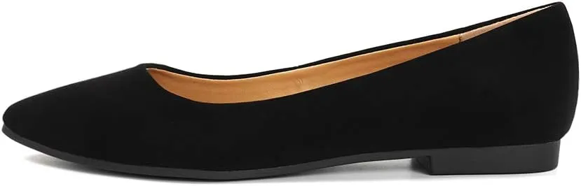 FUNKYMONKEY Women's Classic Ballet Flats Casual Comfort Slip On Flats Shoes