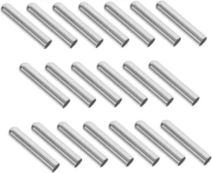 GALPADA 60 Pcs Metal Button Charms for Bubble Slides Shoelace Repair Aglets Gibits Shoelace Replacement Tips
