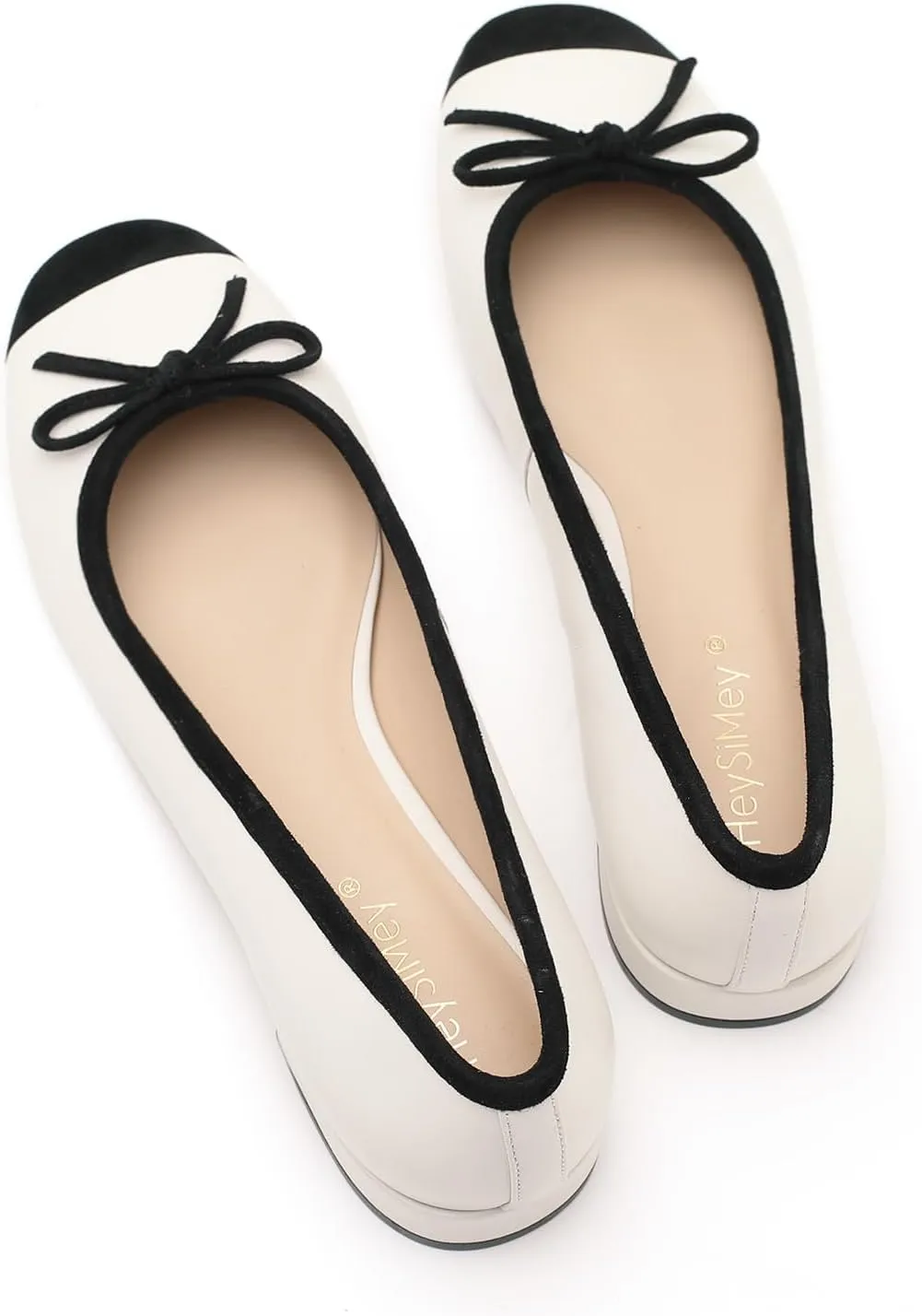 Genuine Leather Ballet Flats Comfortable Casual Dressy Shoes with Memory Latex Insole Comfort Slip on Ballerina Flats