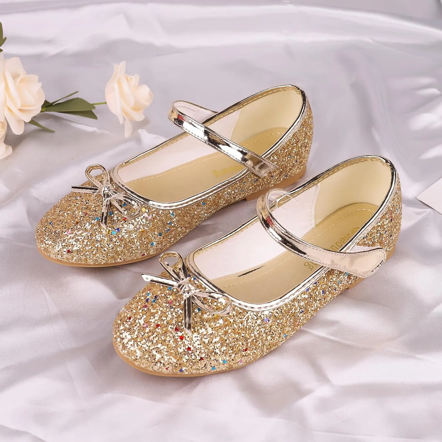 Girls Dress Mary Jane Ballet Flats Low Heels Princess Shoes