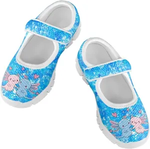 Girls Dress Shoes Mary Jane Flats Round Toe Ballet Flats School Wedding Party Shoes for Little Kid/Big Kid