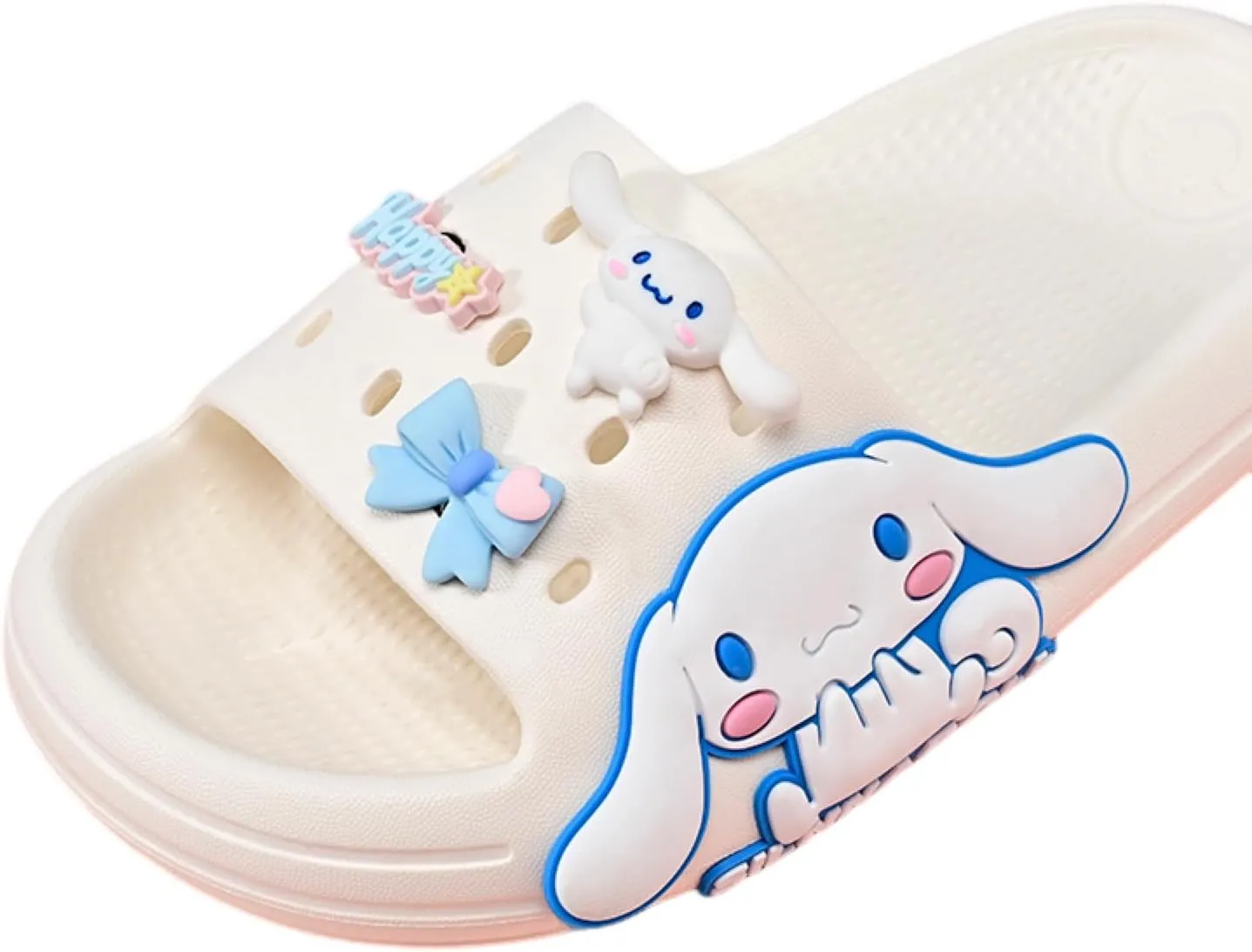Girls Slippers Cute Cartoon Slides Lightweight Non-Slip Sandals Quick-Drying Shower Slides Shoes for Beach Pool Home
