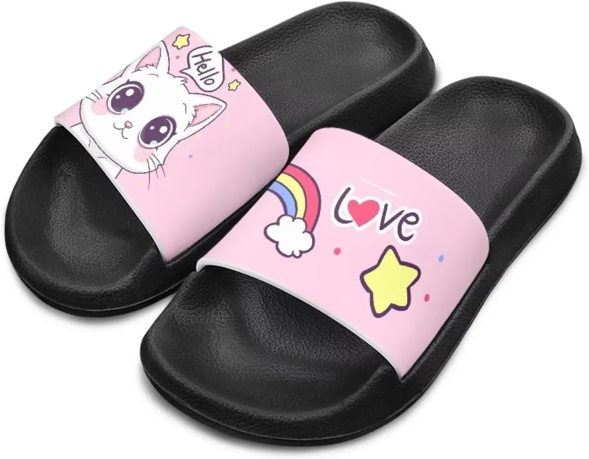 Girls Waterproof Sandals Non Slip Shower Shoes with Quick-Dry Design