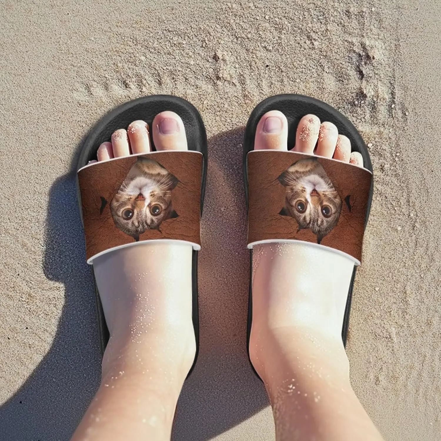 Girls Waterproof Sandals Non Slip Shower Shoes with Quick-Dry Design