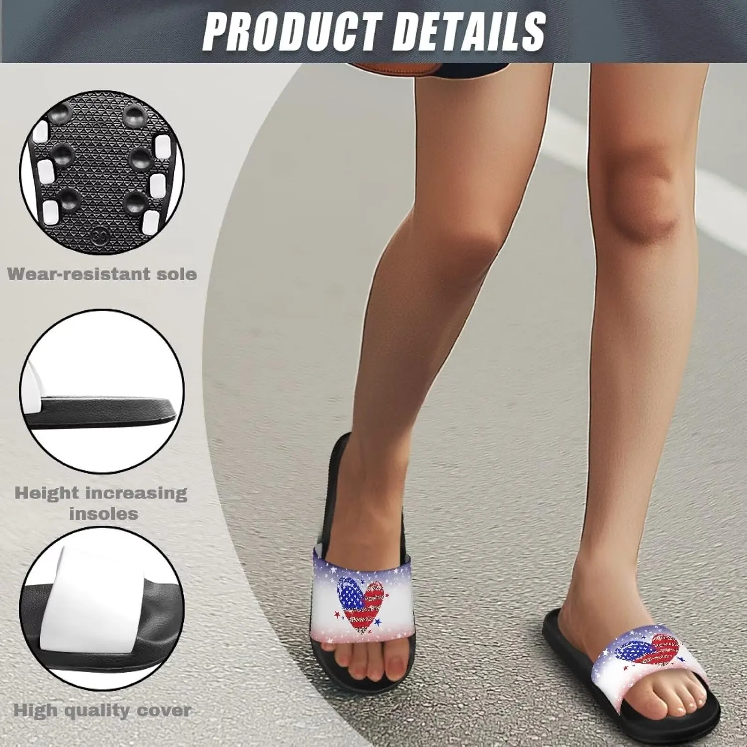 GOSTONG Sandals for Women and Men Pillow Slippers Non Slip Quick Drying House Slippers Unisex Lightweight Pool Slides Size 5-12.5