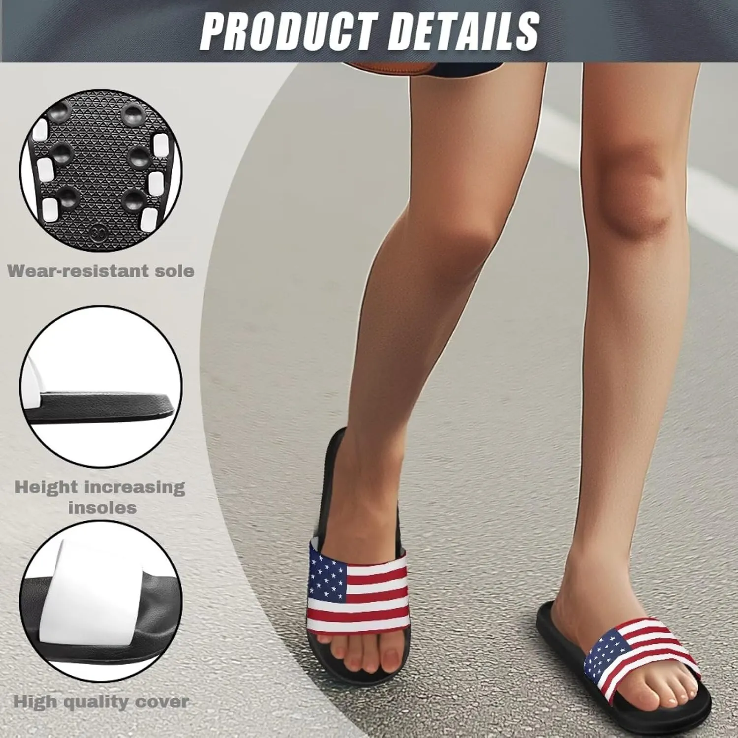 GOSTONG Sandals for Women and Men Pillow Slippers Non Slip Quick Drying House Slippers Unisex Lightweight Pool Slides Size 5-12.5