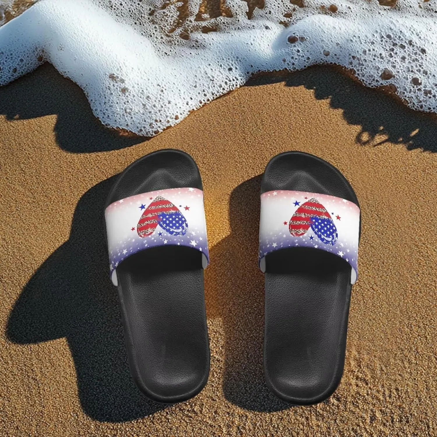 GOSTONG Sandals for Women and Men Pillow Slippers Non Slip Quick Drying House Slippers Unisex Lightweight Pool Slides Size 5-12.5