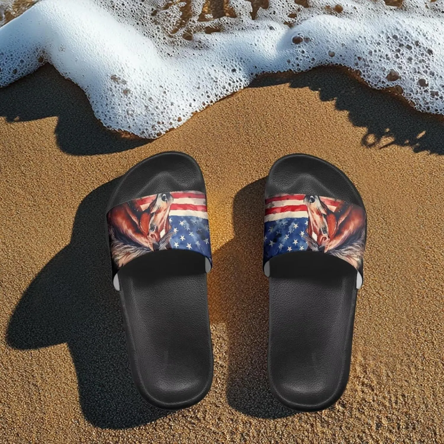 GOSTONG Sandals for Women and Men Pillow Slippers Non Slip Quick Drying House Slippers Unisex Lightweight Pool Slides Size 5-12.5