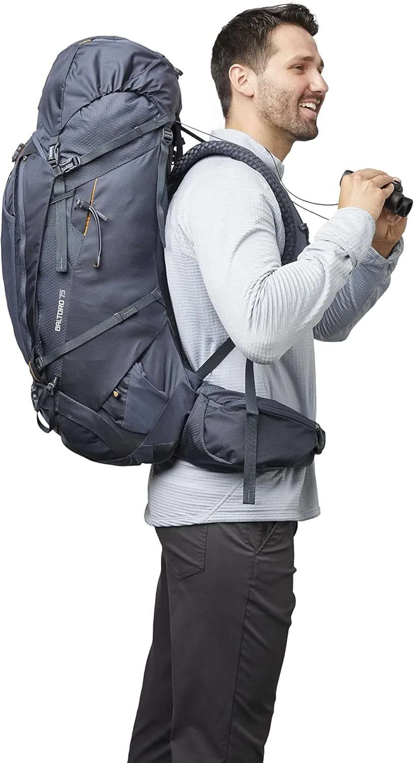 Gregory Baltoro 75L Pro Unisex Backpacking Pack with FreeFloat Suspension, AirCushion Breathable Backpanel, Large, Brick Red