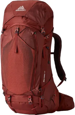 Gregory Baltoro 75L Pro Unisex Backpacking Pack with FreeFloat Suspension, AirCushion Breathable Backpanel, Medium, Brick Red