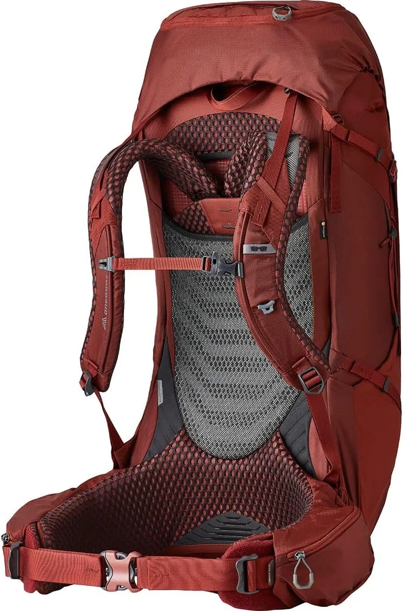 Gregory Baltoro 75L Pro Unisex Backpacking Pack with FreeFloat Suspension, AirCushion Breathable Backpanel, Medium, Brick Red