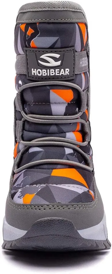 GUBARUN Boys Snow Boots Winter Waterproof Slip Resistant Cold Weather Shoes (Toddler/Little Kid/Big Kid)