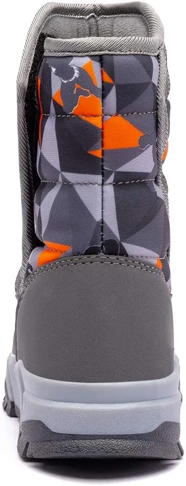 GUBARUN Boys Snow Boots Winter Waterproof Slip Resistant Cold Weather Shoes (Toddler/Little Kid/Big Kid)