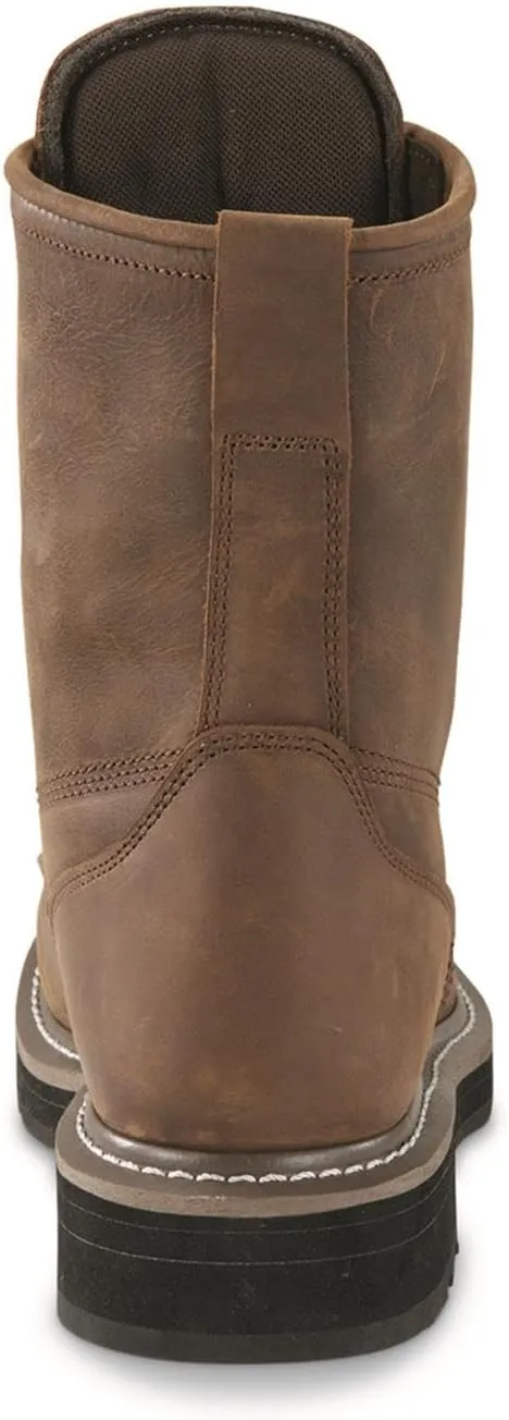 Guide Gear Men's Western Work 2.0 Lace-up Work Boots, Square Toe