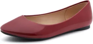 Herstyle Ever Memory Women's Ballet Flats Dressy Flat Shoes Almond Toe Ballerina Comfortable Slip-On Casual Flats for Daily Wear Work Office and Party