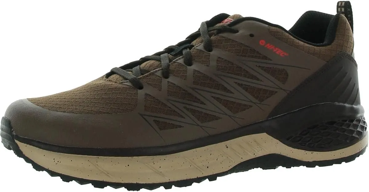 HI-TEC Mens Demolisher Low Trail Trail Running Sneakers Shoes - Brown - Size 10.5 M