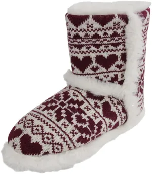 Home Slipper Women's Cute Fun Fuzzy Pom Pom Bedroom Booties Slippers Indoor Boots Slippers
