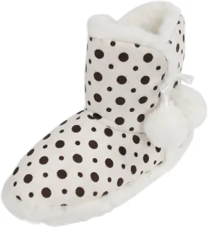 Home Slipper Women's Cute Fun Fuzzy Pom Pom Bedroom Booties Slippers Indoor Boots Slippers