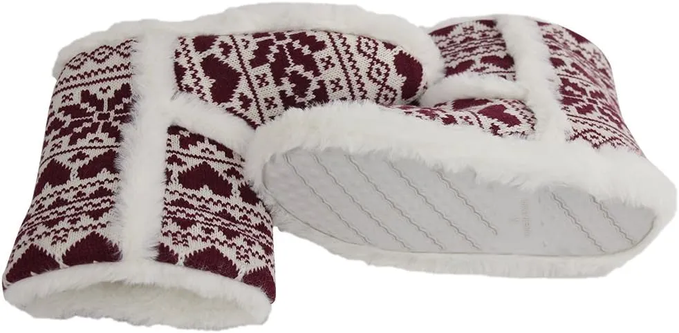 Home Slipper Women's Cute Fun Fuzzy Pom Pom Bedroom Booties Slippers Indoor Boots Slippers