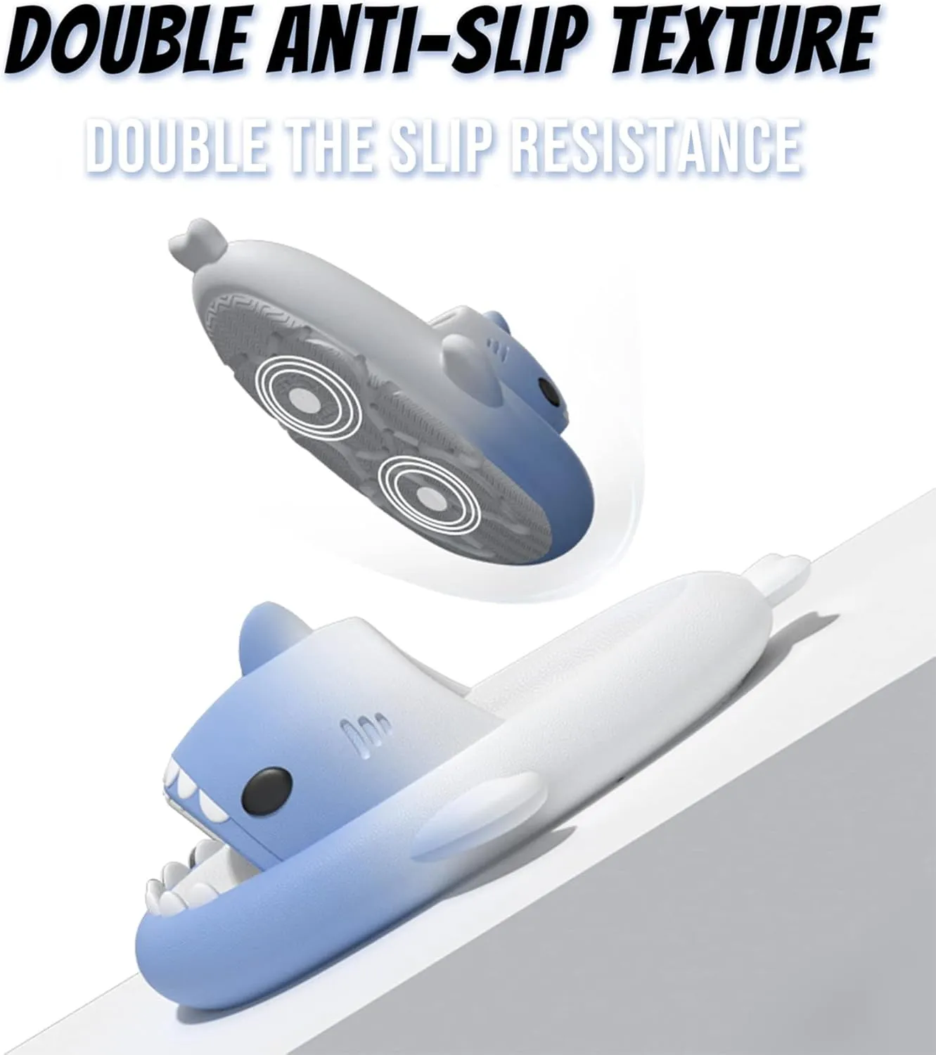 Hrtesus Sharklas Originales Kids Slides, Chanclas de Tiburon, Sharky Chanclas