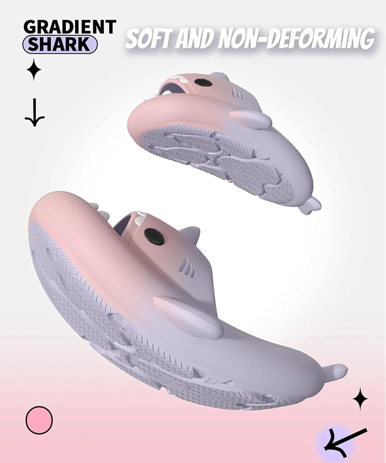 Hrtesus Sharklas Originales Kids Slides, Chanclas de Tiburon, Sharky Chanclas