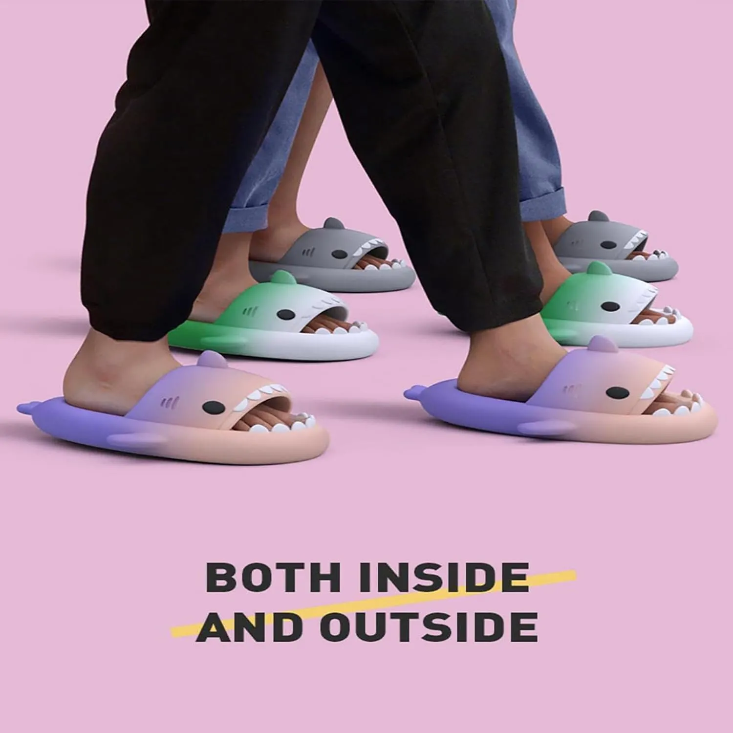 Hrtesus Sharklas Originales Kids Slides, Chanclas de Tiburon, Sharky Chanclas