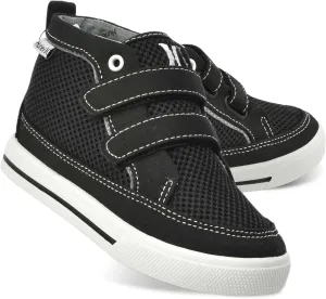 Hurley Kids Toddler and Little Kids Tedd Canvas Sneakers with Straps High Cut Skateboarding Shoes for Boys and Girls, Durable Shoes for School