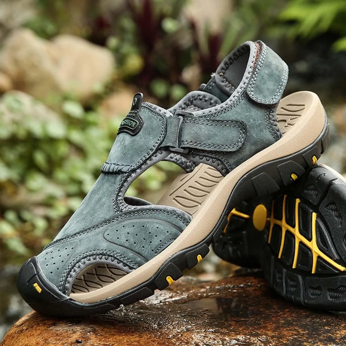 HYDLONGR Men's Women's Comfortable Outdoor Non-Slip Open-Toed Sports Sandals Wading Beach shoes Athletic Lightweight Hiking Sandals