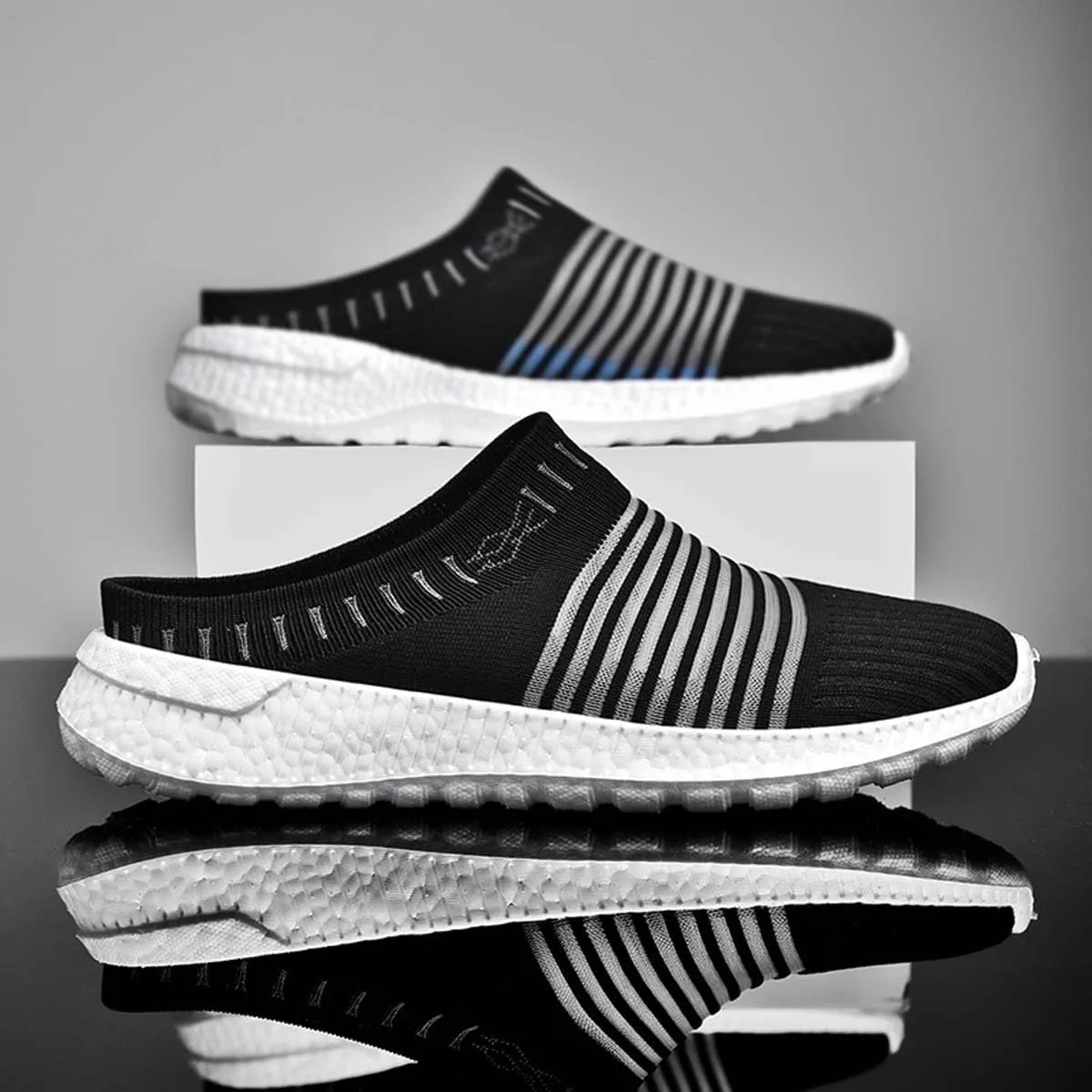 HYDLONGR Men's Women's Light Weight Breathable Quick Drying Garden Sandals Anti Slip High Elastic Clog Mule Slipper Indoor Outdoor