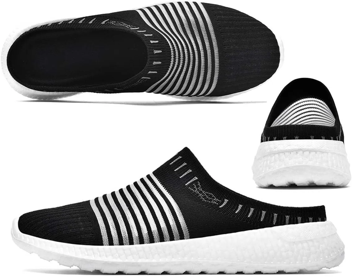 HYDLONGR Men's Women's Light Weight Breathable Quick Drying Garden Sandals Anti Slip High Elastic Clog Mule Slipper Indoor Outdoor