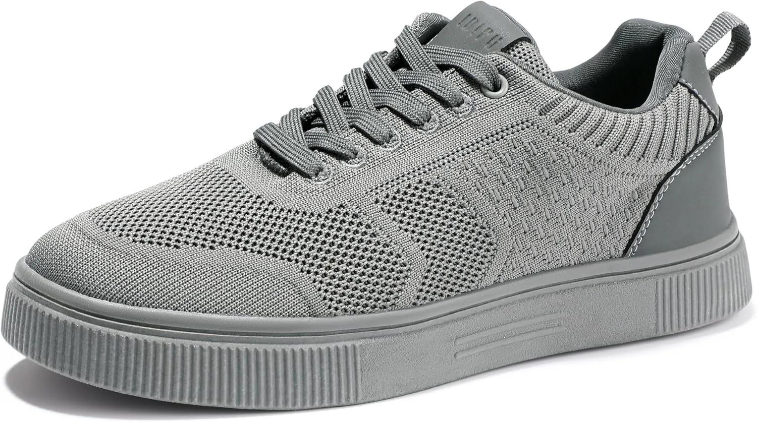 IDIFU Women's Fashion Sneakers Knit Lace Up Mesh Sneakers Ladies Casual Comfortable Dressy Trendy Tennis Shoes Spring Business Walking Work Office Travel Low Top Slide Slip On Flat Sneakers Shoes