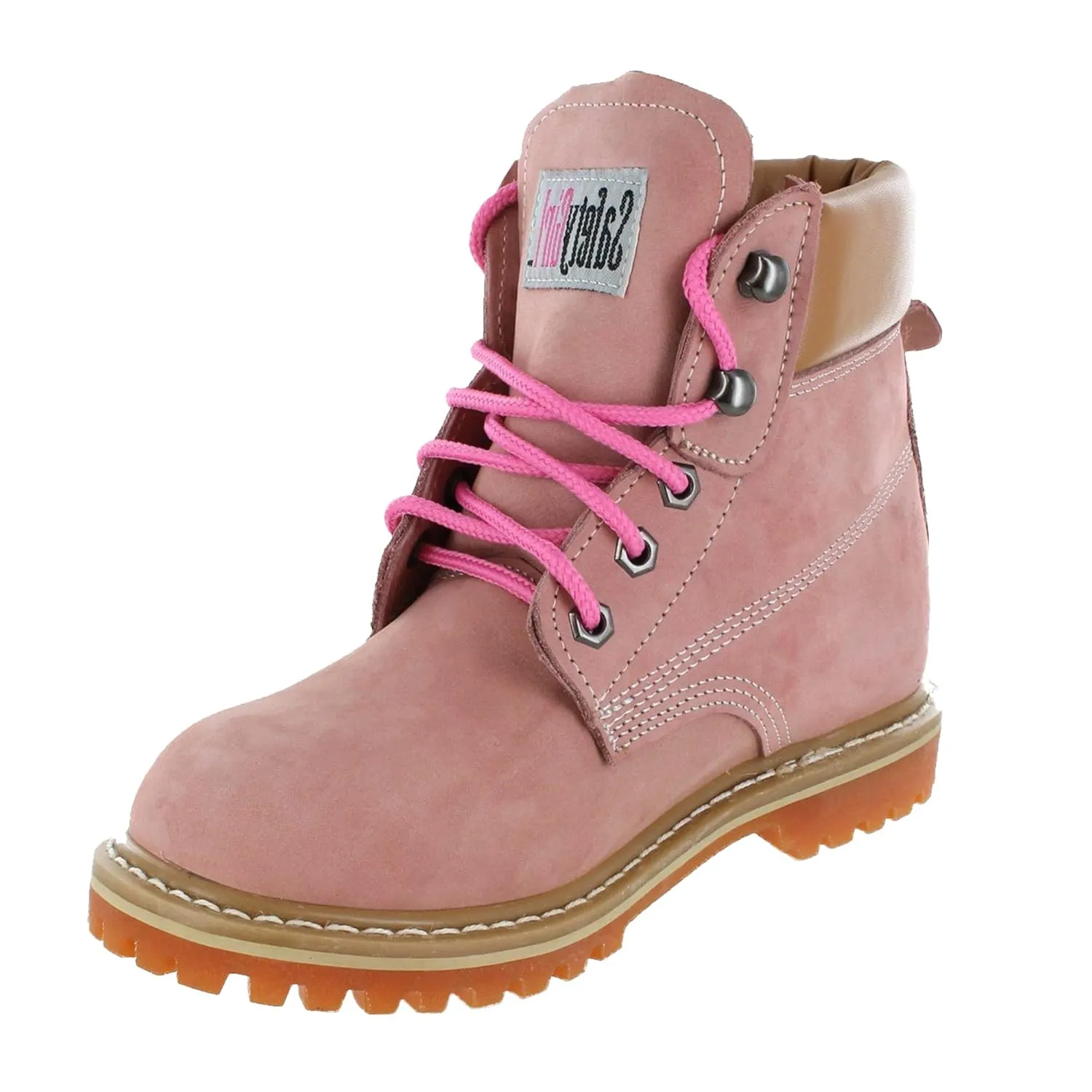 II Soft Toe Work Boots - Light Pink