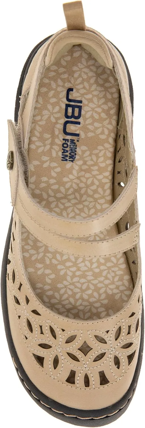 JBU Bellerose Encore Women’s Comfort Casual Classic Mary Jane Flats Fashion Shoes
