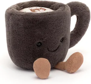 Jellycat Amuseables Coffee Cup Stuffed Toy, 5.5 inches - Drink Plush - Fun Gift Idea