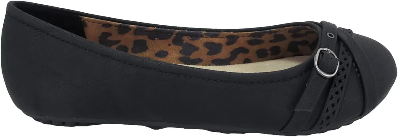 Jellypop Dimitry Flat Casual Shoe Dimitry Black