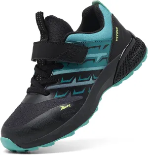 JMFCHI Kids Sneakers Boys Girls Tennis Running Shoes Outdoor Hiking Sneaker for Boys Athletic Breathable