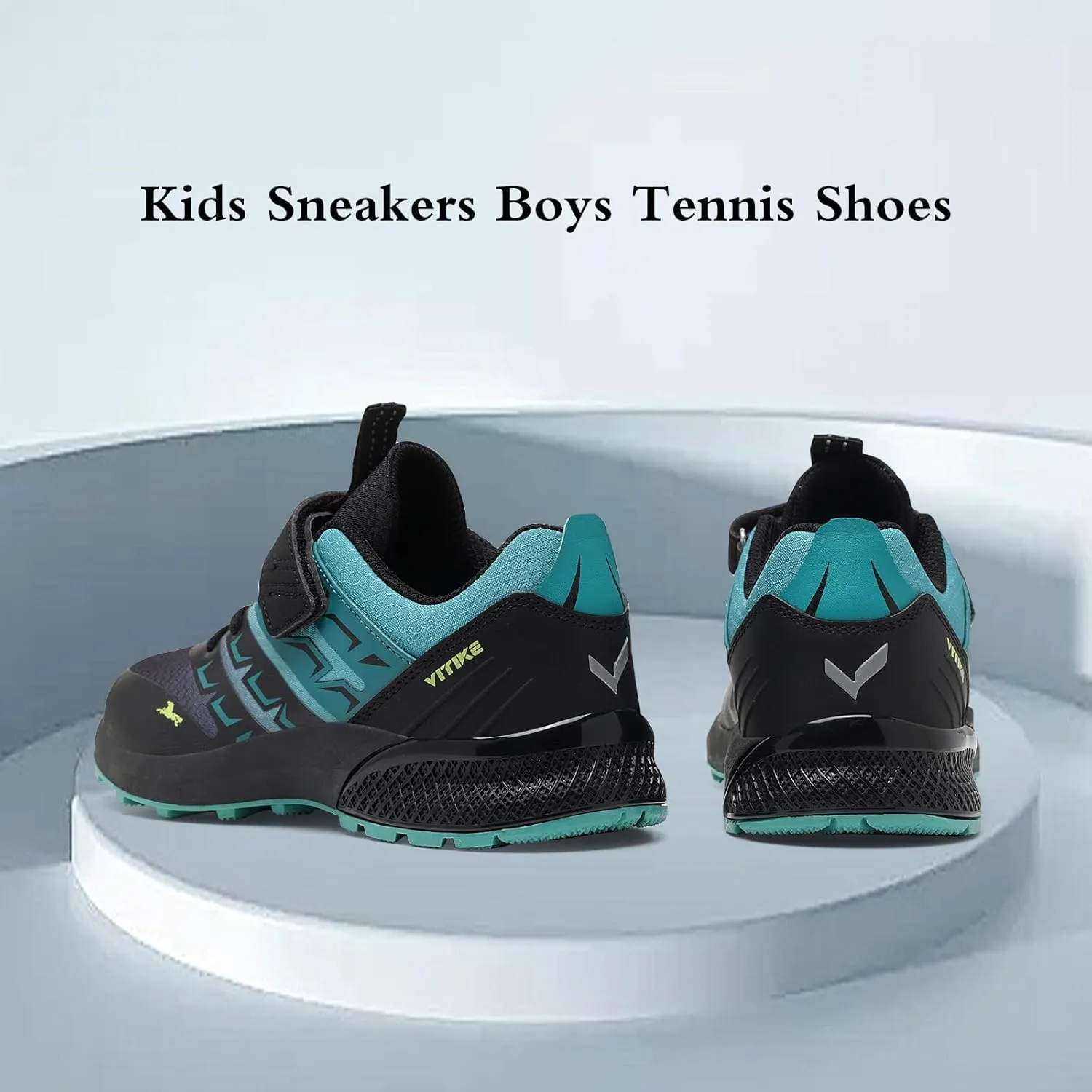 JMFCHI Kids Sneakers Boys Girls Tennis Running Shoes Outdoor Hiking Sneaker for Boys Athletic Breathable